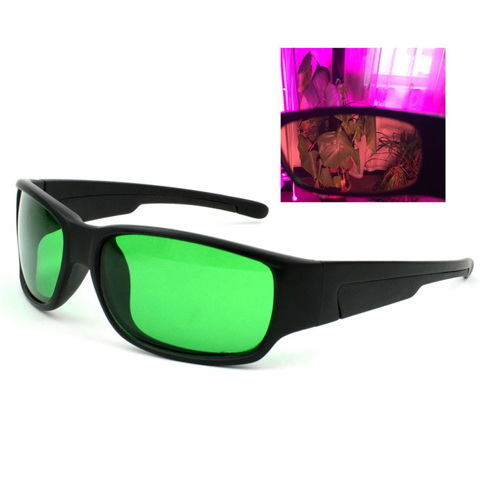 Green SolarLux Safety Optics T-Rex Led Grow Light Eye glasses