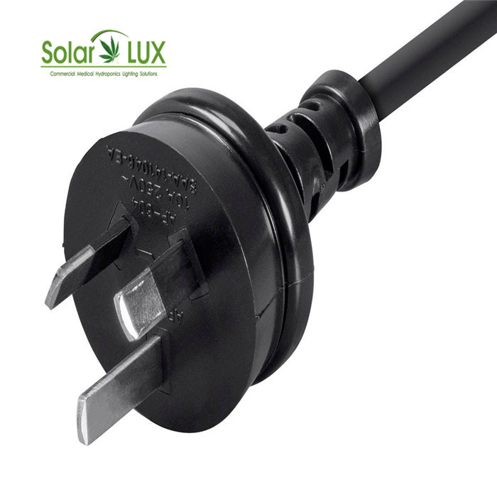 LED Grow Lights Power Cord & Connectors 3pin Power Cord